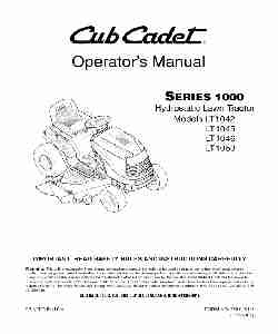 Cub Cadet Lawn Mower LT1042-page_pdf
